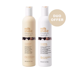 milk_shake Integrity & Strength Duo – Shampoo + Conditioner per Capelli Danneggiati