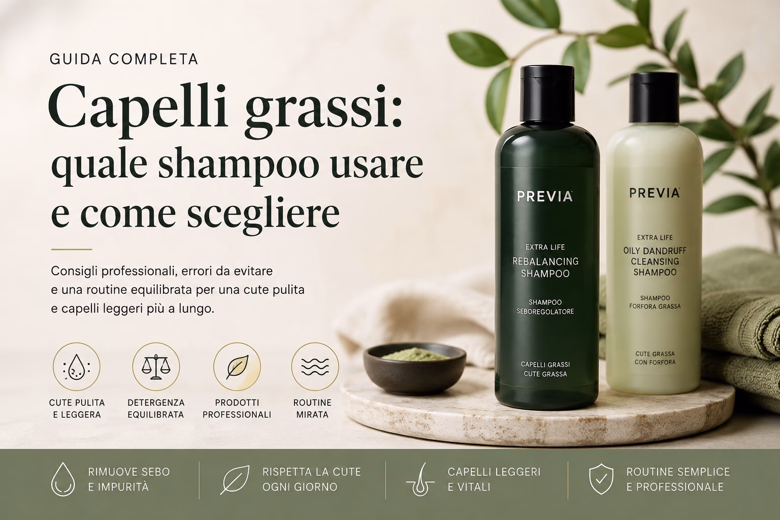 Capelli grassi: quale shampoo usare e come costruire la routine giusta